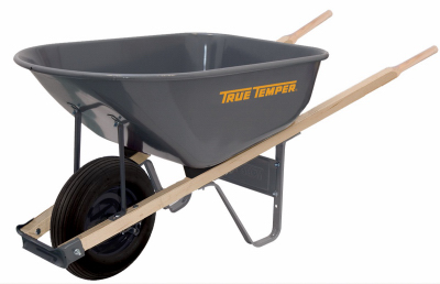 Professional Wheelbarrow, Steel, 6-Cu. Ft.
