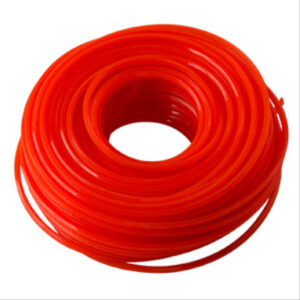 String Grass Trimmer Line, Twisted, Orange Red, .105 In. Dia. x 90 Ft.