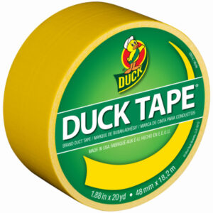 All-Purpose Duct Tape, Yellow, 1.88-In. x 20-Yd.