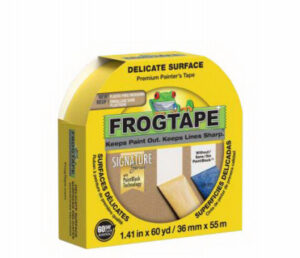 Delicate Surface Painting Tape, Yellow, 1.41-In. x 60-Yds.