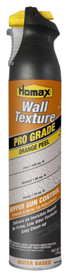 Pro Grade Orange Peel Wall Texture Spray Paint with Dual Control, Water Based, 25-oz.