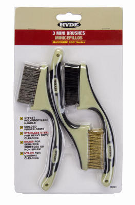 Maxx Grip Pro Small Wire Brushes, 3-Pk.