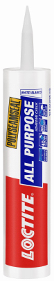 Polyseamseal All Purpose Caulk Sealant, White, 10 oz.