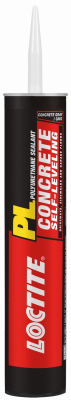 PL Concrete Crack Polyurethane Sealant, Limestone Gray, 28 oz. Cartridge