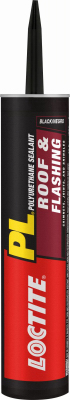 PL Roof & Flashing Polyurethane Sealant, Black, 10 oz. Cartridge