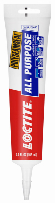 Polyseamseal All Purpose Adhesive Caulk, Clear, 5.5 oz.