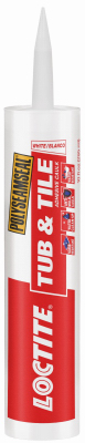 Polyseamseal Tub & Tile Caulk, White, 10 oz.