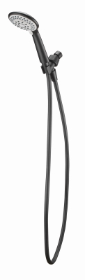 5-Spray Handheld Shower Head, 1.8 GPM, Matte Black