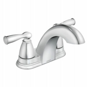 Banbury 2-Handle Low-Arc Bathroom Faucet, Chrome
