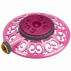 8-Pattern Sprinkler, Red Metal Base