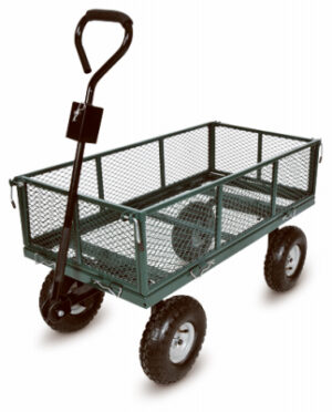 4-Wheel Garden Cart, Removable Mesh Sidewalls