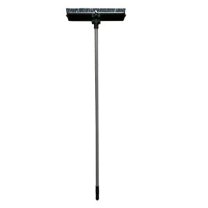 18 In. Push Broom, Steel Handle