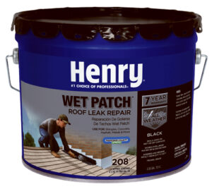 208 Wet Patch Roof Cement, 3.5-Gallon