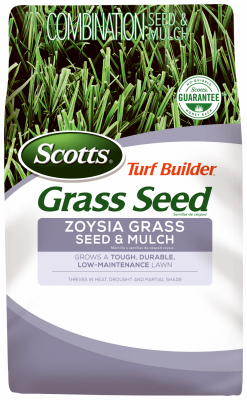 Turf Builder Grass Seed Zoysia Grass Seed & Mulch, 5 Lbs., Covers 665 Sq. Ft.