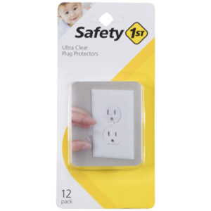 Clear Outlet Child Safety Caps, 12-Pk.