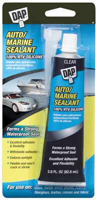 Auto & Marine Sealant, Silicone Rubber, 2.8-oz.