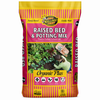 All Natural Organic Raised Bed & Potting Mix, 2-Cu. Ft.