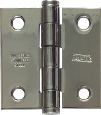 2 x 2 In. Stainless Steel Square Corner Door Hinge