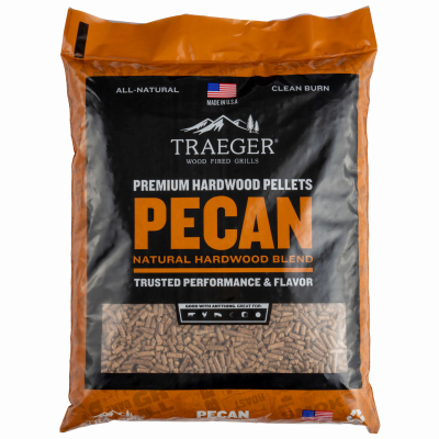 Barbeque Pellets, Pecan Hardwood, 20 Lb. Bag