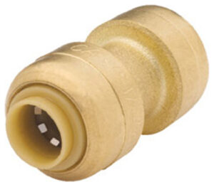 1/4 x 1/4 In. Push-Fit Pipe Coupling, Lead Free