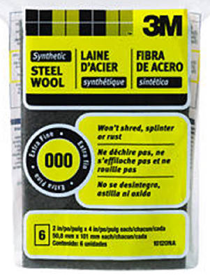 #000 Extra Fine Synthetic Steel Wool Pads