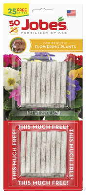 Flowering Plant Food Spikes, 10-10-4 Formula, 50-Pk.